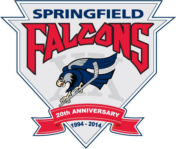 Springfield Falcons 2013 14 Anniversary Logo iron on transfers for clothing